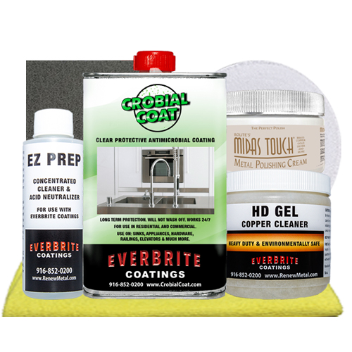 CrobialCoat Sink Kit Pint with Gel and Polish CrobialCoat Sink Kit Pint with Gel and Polish