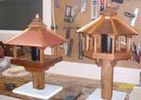 Polish and seal copper bird feeders to stop tarnish with Everbrite Coating